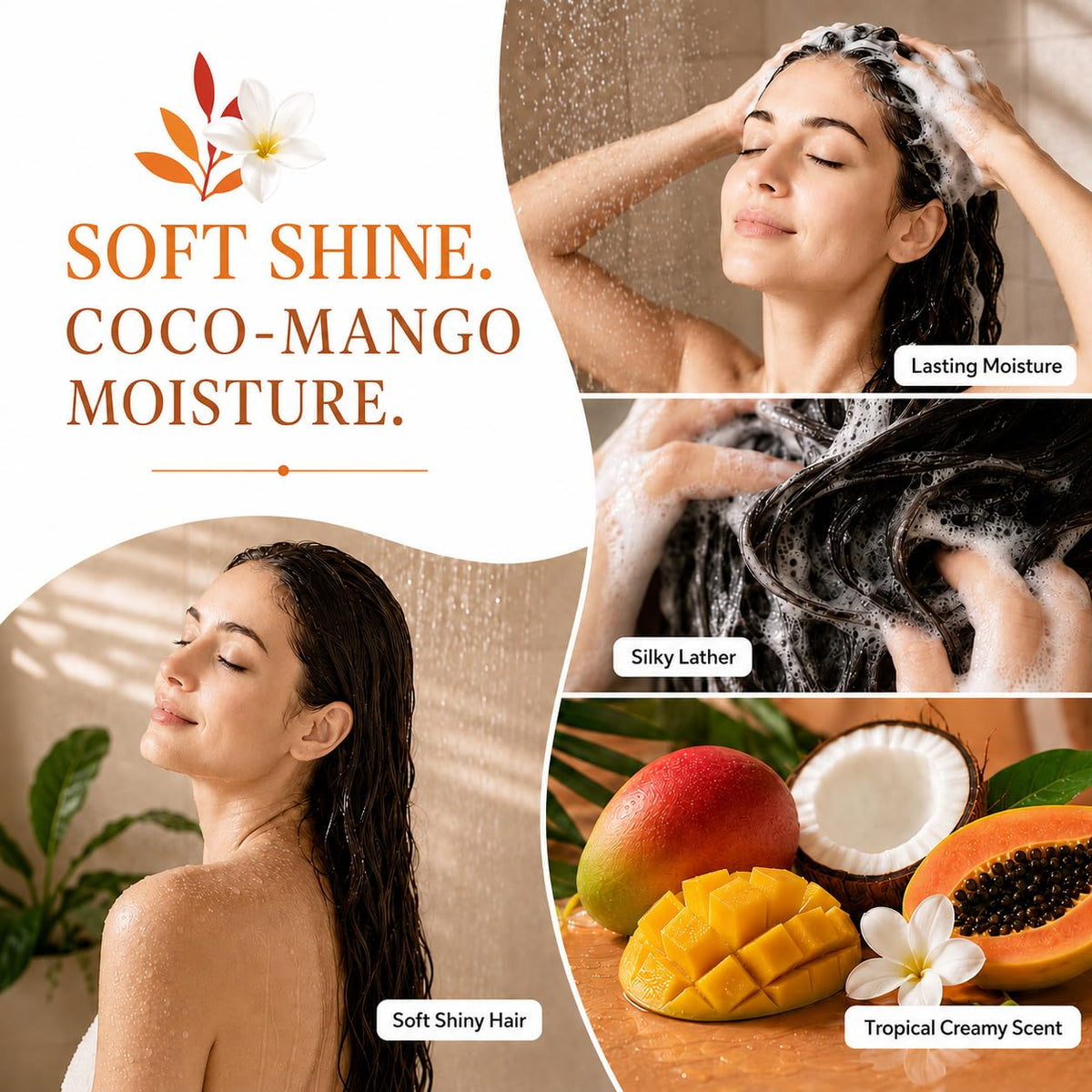 Ginger Lily Farms Coco Mango Shampoo 128oz with coconut and mango