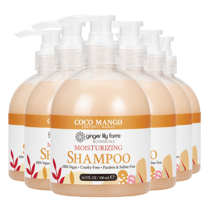 Ginger Lily Farms Coco Mango Shampoo 16.9oz front view