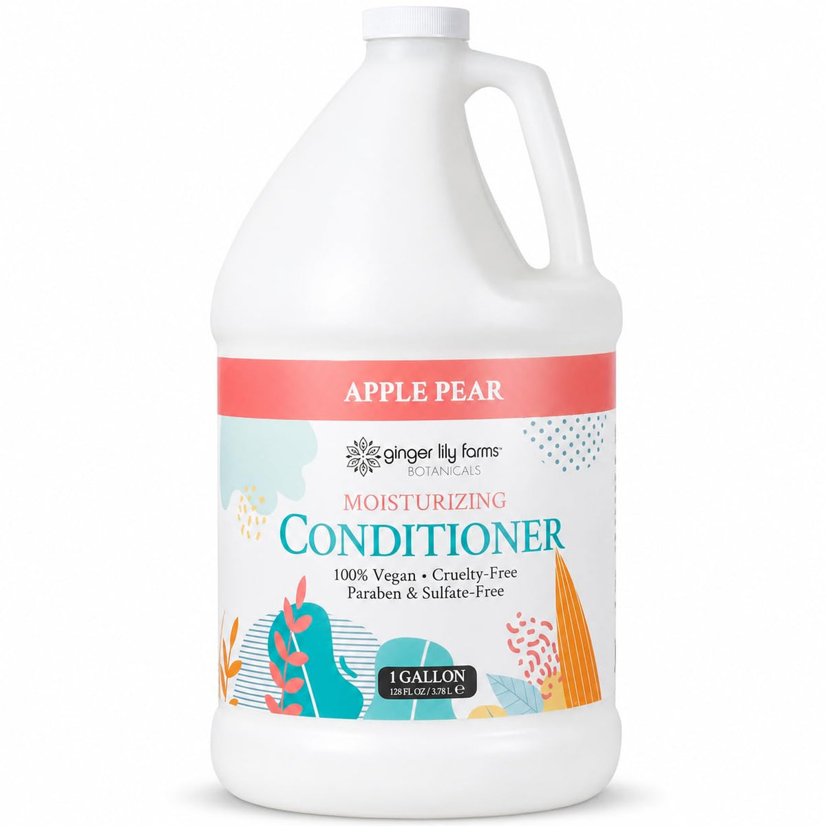 Ginger Lily Farms Conditioner 128oz Apple Pear front view