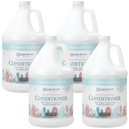 Ginger Lily Farms Cucumber Mint Bliss Conditioner 128oz front view