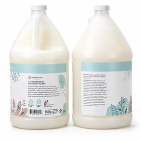 Ginger Lily Farms Cucumber Mint Bliss Shampoo 128oz back view