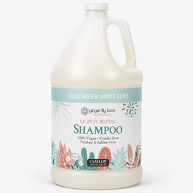 Ginger Lily Farms Cucumber Mint Bliss Shampoo 128oz front view