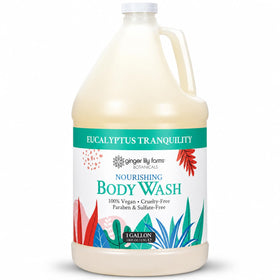 Ginger Lily Farms Eucalyptus Tranquility Body Wash 128oz front view
