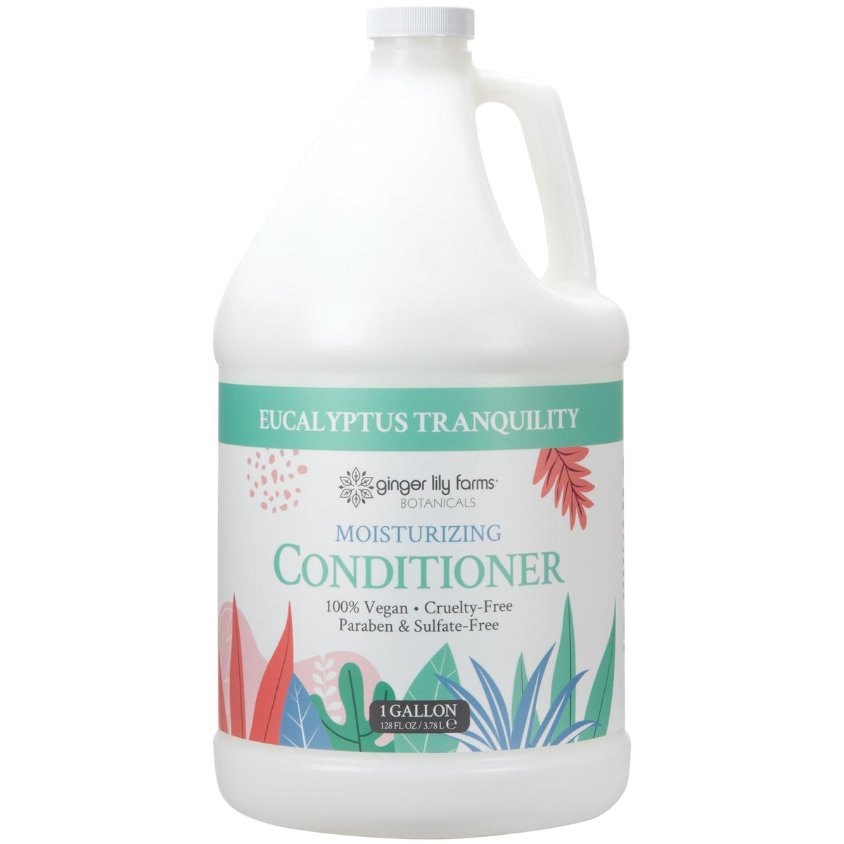 Ginger Lily Farms Eucalyptus Tranquility Conditioner 128oz front view