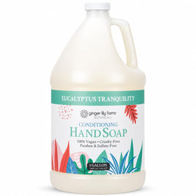 Ginger Lily Farms Eucalyptus Tranquility Hand Soap 128oz front view