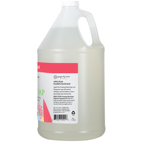 Ginger Lily Farms Foaming Hand Soap 128oz Apple Pear back view