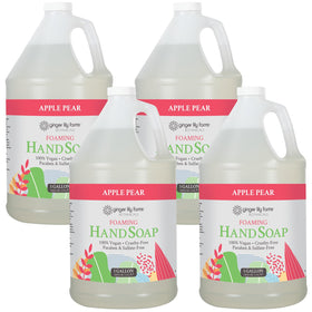 Ginger Lily Farms Foaming Hand Soap 128oz Apple Pear front view