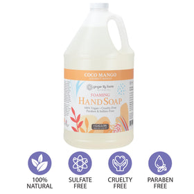 Ginger Lily Farms Foaming Hand Soap 128oz Coco Mango packaging