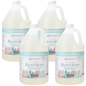 Ginger Lily Farms Foaming Hand Soap 128oz Cucumber Mint front view