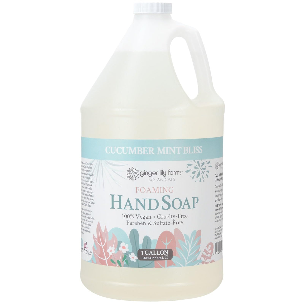 Ginger Lily Farms Foaming Hand Soap 128oz front view