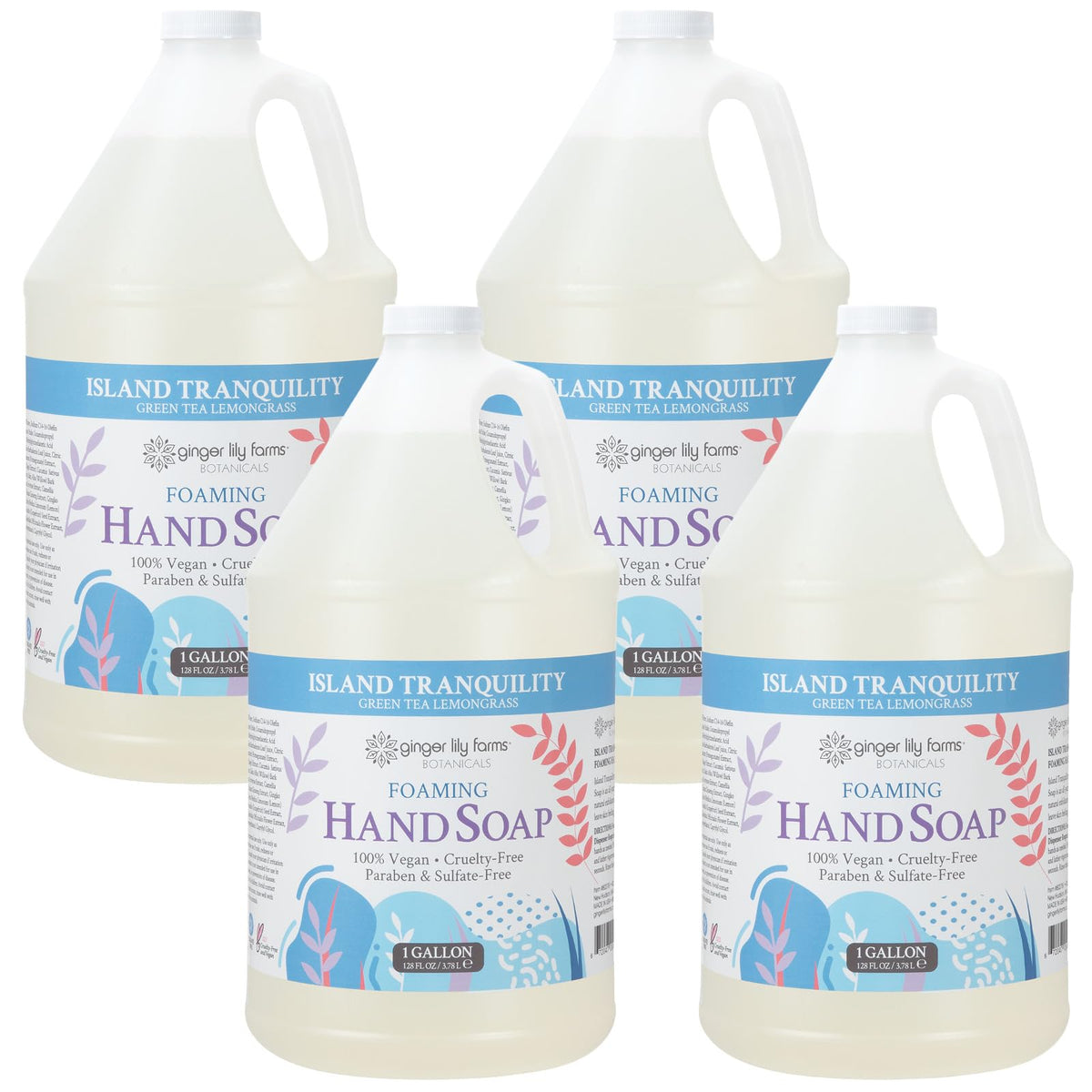 Ginger Lily Farms Foaming Hand Soap 128oz front view