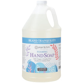 Ginger Lily Farms Foaming Hand Soap 128oz Island Tranquility front view