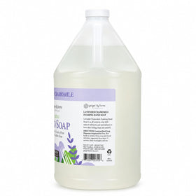 Ginger Lily Farms Foaming Hand Soap 128oz Lavender Chamomile with dispenser