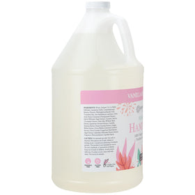 Ginger Lily Farms Foaming Hand Soap 128oz Vanilla Sugar Bliss label close-up