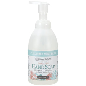 Ginger Lily Farms Foaming Hand Soap 20oz bottle side view