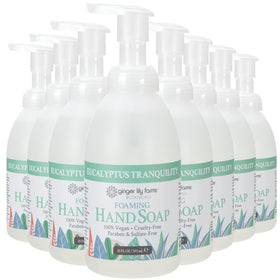 Ginger Lily Farms Foaming Hand Soap 20oz Eucalyptus front view