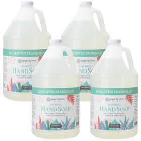 Ginger Lily Farms Foaming Hand Soap Eucalyptus 128oz front view
