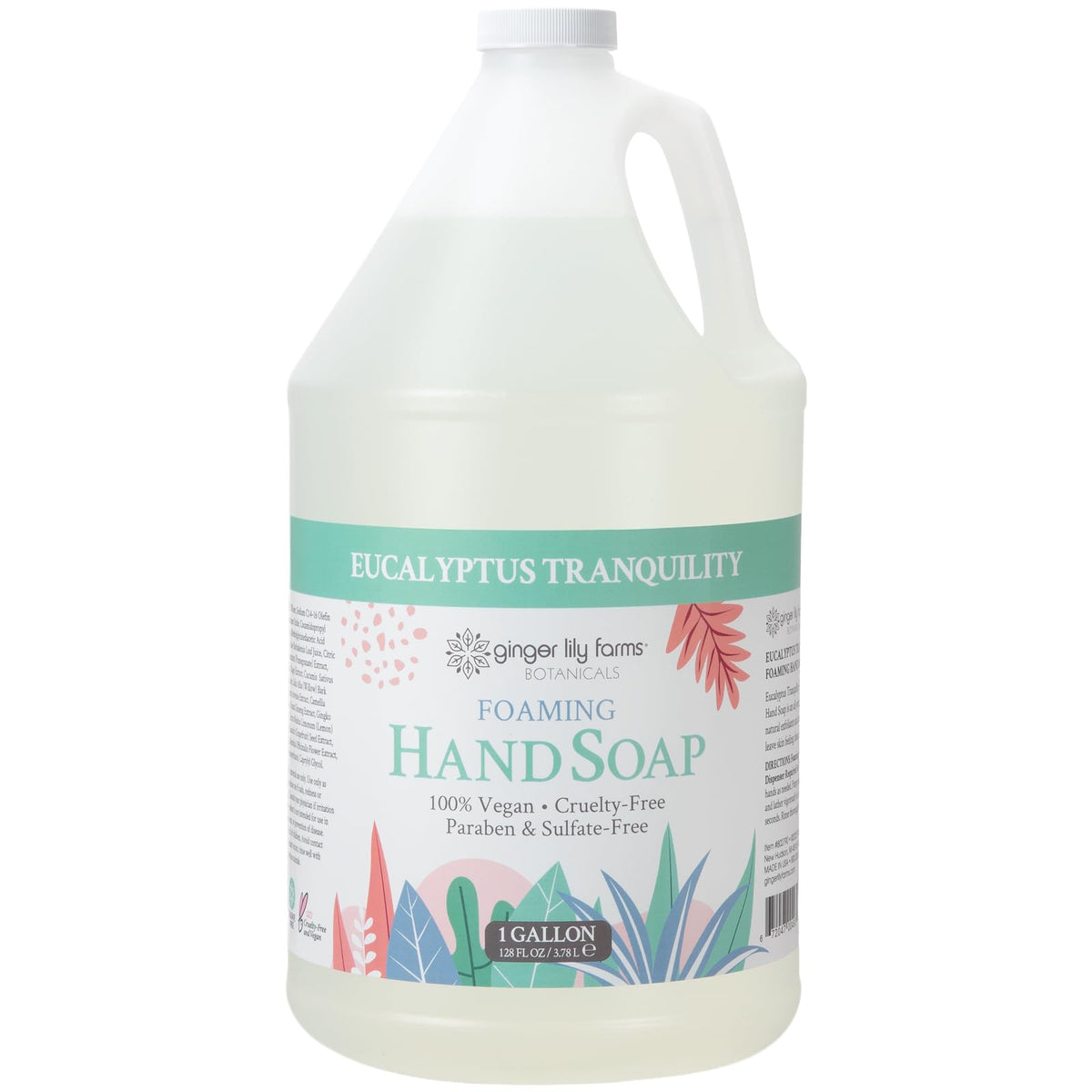 Ginger Lily Farms Foaming Hand Soap Eucalyptus packaging