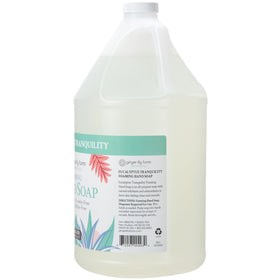 Ginger Lily Farms Foaming Hand Soap Eucalyptus side view