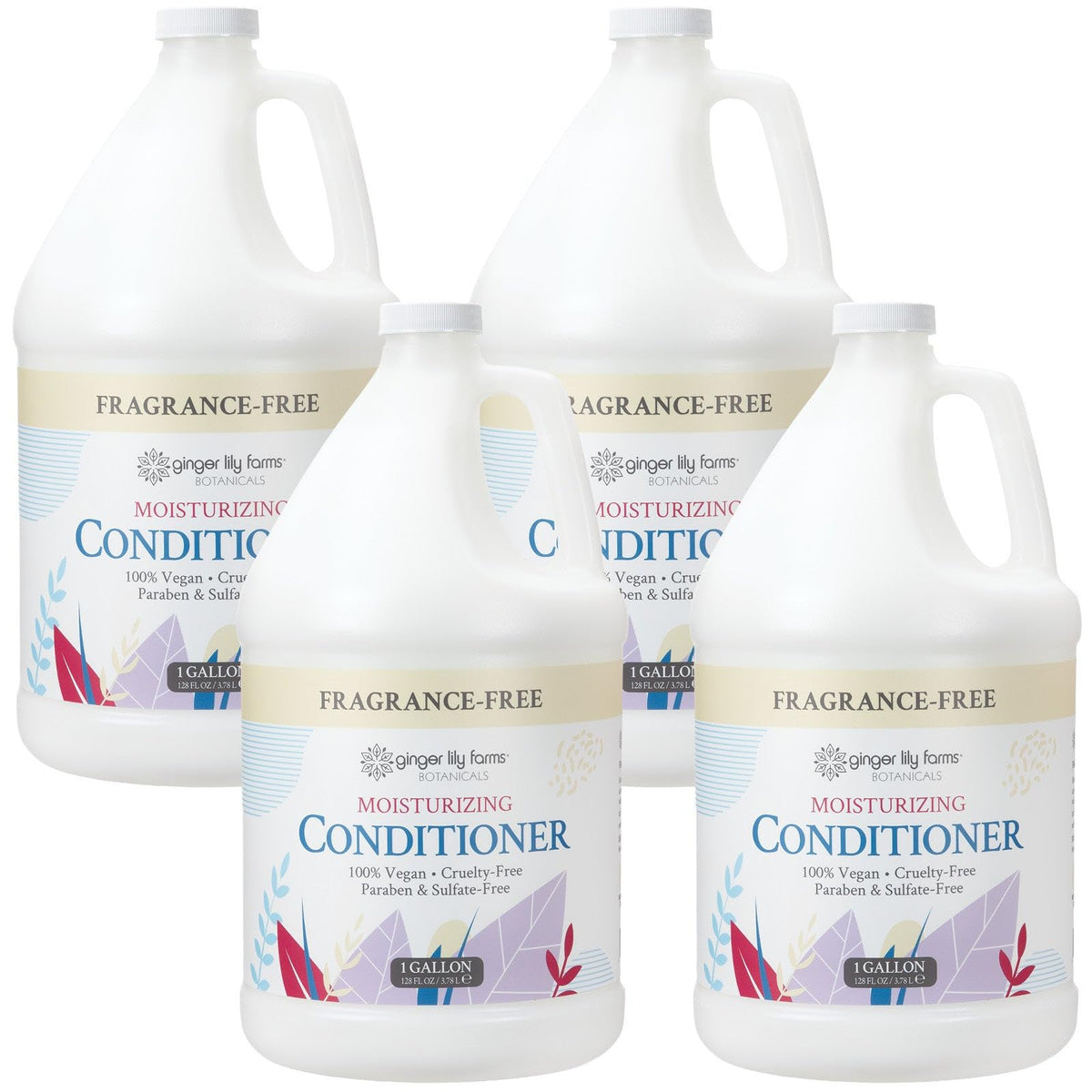 Ginger Lily Farms Fragrance-Free Conditioner 128oz front view