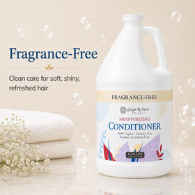 Ginger Lily Farms Fragrance Free Conditioner label close-up