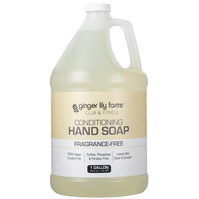 Ginger Lily Farms Fragrance Free Hand Soap 128oz back view