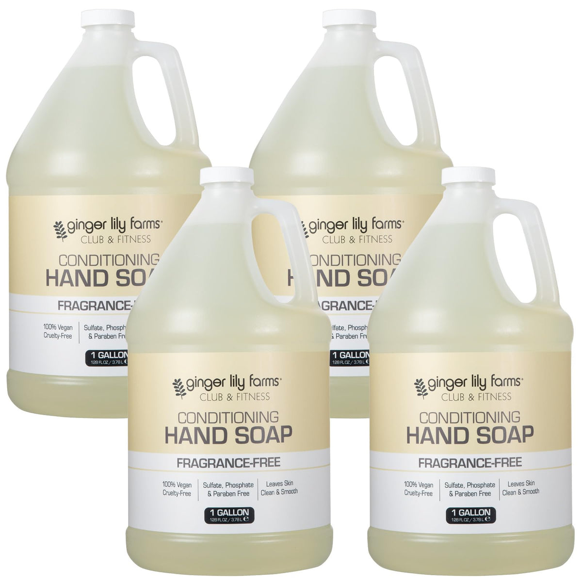 Ginger Lily Farms Fragrance Free Hand Soap 128oz front view