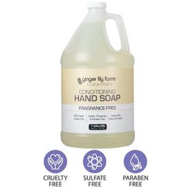 Ginger Lily Farms Fragrance Free Hand Soap with dispensing pump