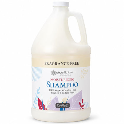 Ginger Lily Farms Fragrance Free Moisturizing Shampoo front view 128oz