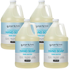 Ginger Lily Farms Hand Soap 128oz 4-pack in Rain Water scent