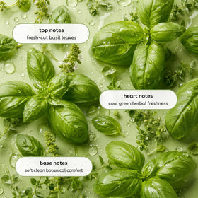 Ginger Lily Farms Hand Soap 128oz Basil scent in a dispenser