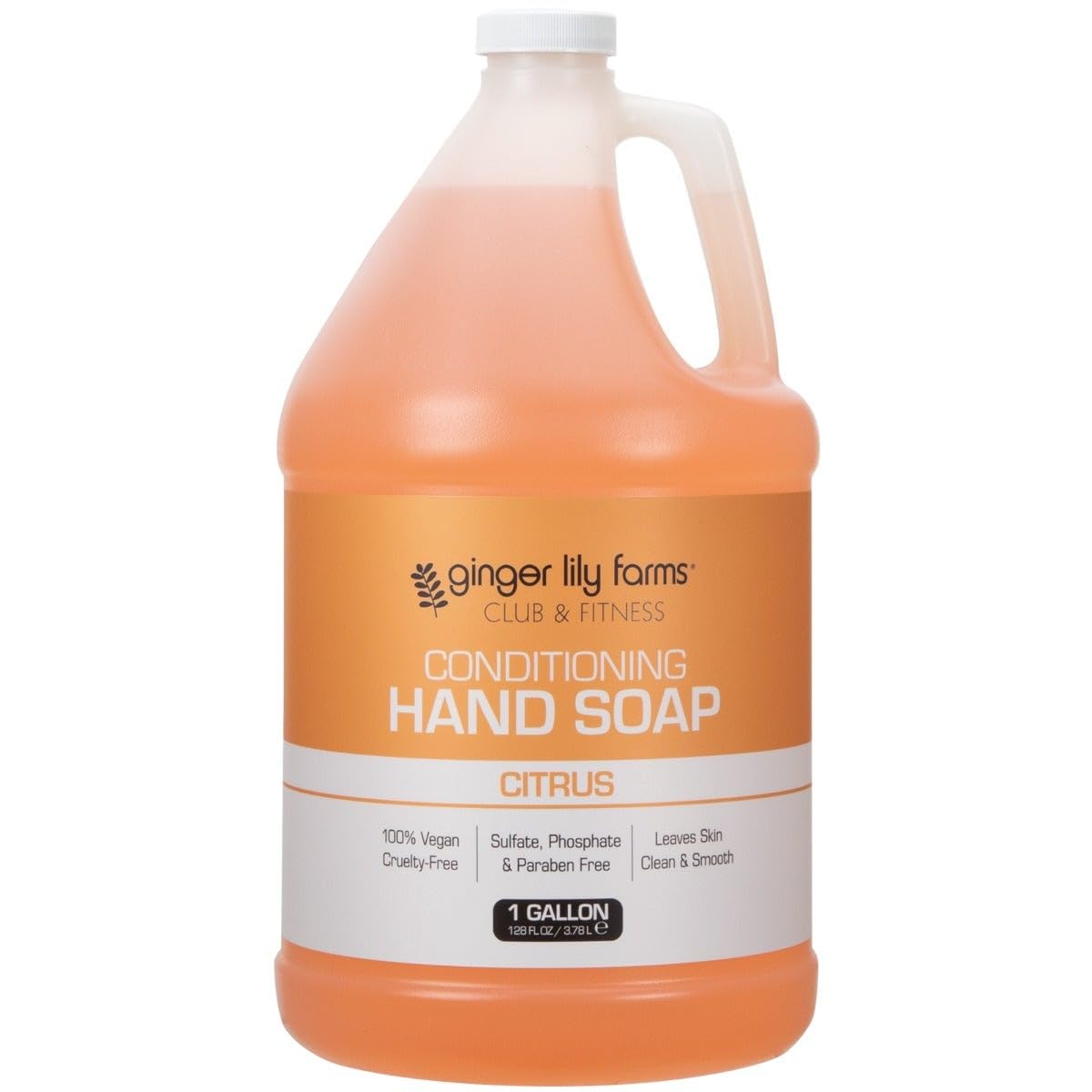 Ginger Lily Farms Hand Soap 128oz Citrus front view
