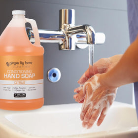 Ginger Lily Farms Hand Soap 128oz Citrus with dispenser
