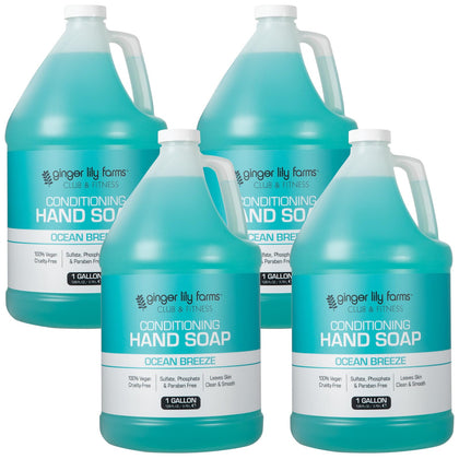 Ginger Lily Farms Hand Soap 128oz Ocean Breeze front view