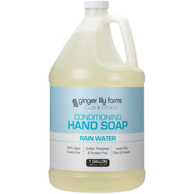 Ginger Lily Farms Hand Soap 128oz Rain Water front view
