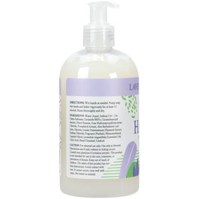 Ginger Lily Farms Hand Soap Lavender Chamomile 12oz back view