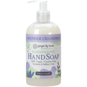Ginger Lily Farms Hand Soap Lavender Chamomile 12oz bottle with pump