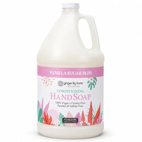 Ginger Lily Farms Hand Soap Vanilla Sugar Bliss 128oz front view