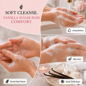 Ginger Lily Farms Hand Soap Vanilla Sugar Bliss 128oz lifestyle use