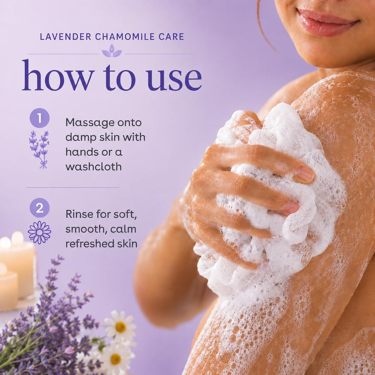 Ginger Lily Farms Lavender Chamomile Body Wash 128oz packaging