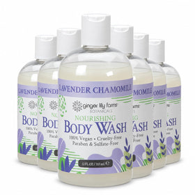 Ginger Lily Farms Lavender Chamomile Body Wash 12oz front view