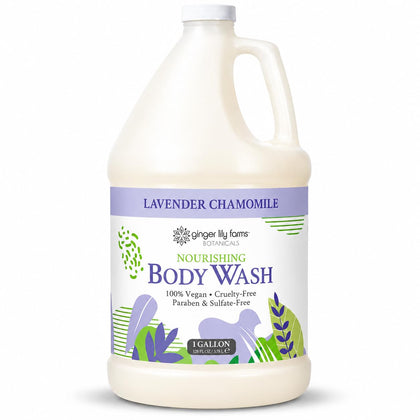 Ginger Lily Farms Lavender Chamomile Body Wash front view