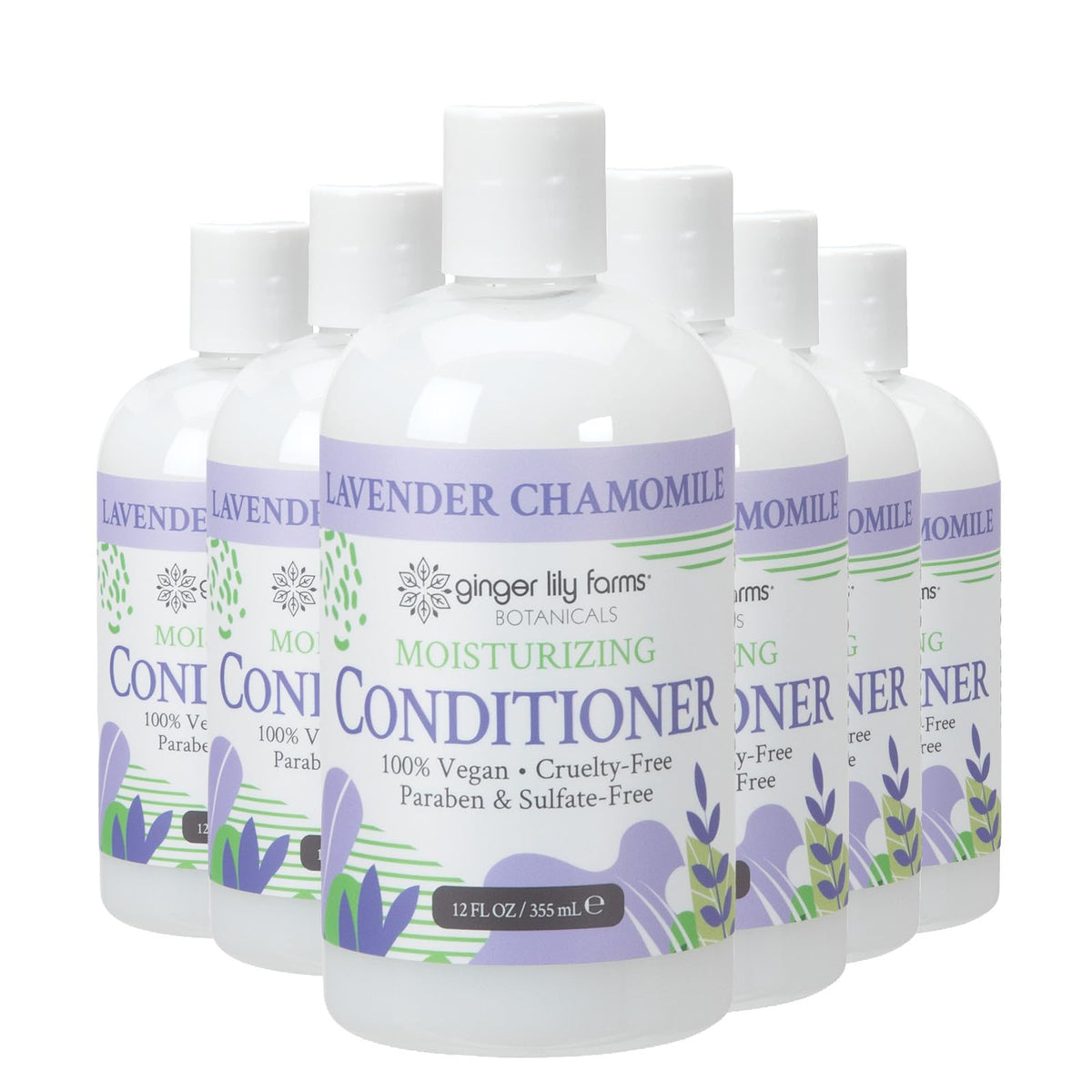 Ginger Lily Farms Lavender Chamomile Conditioner 12oz front view