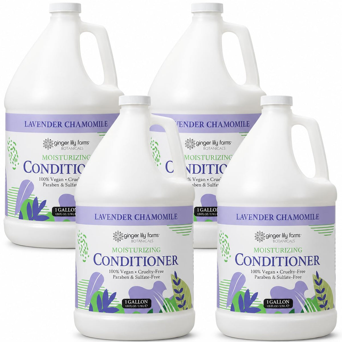 Ginger Lily Farms Lavender Chamomile Conditioner front view 128oz