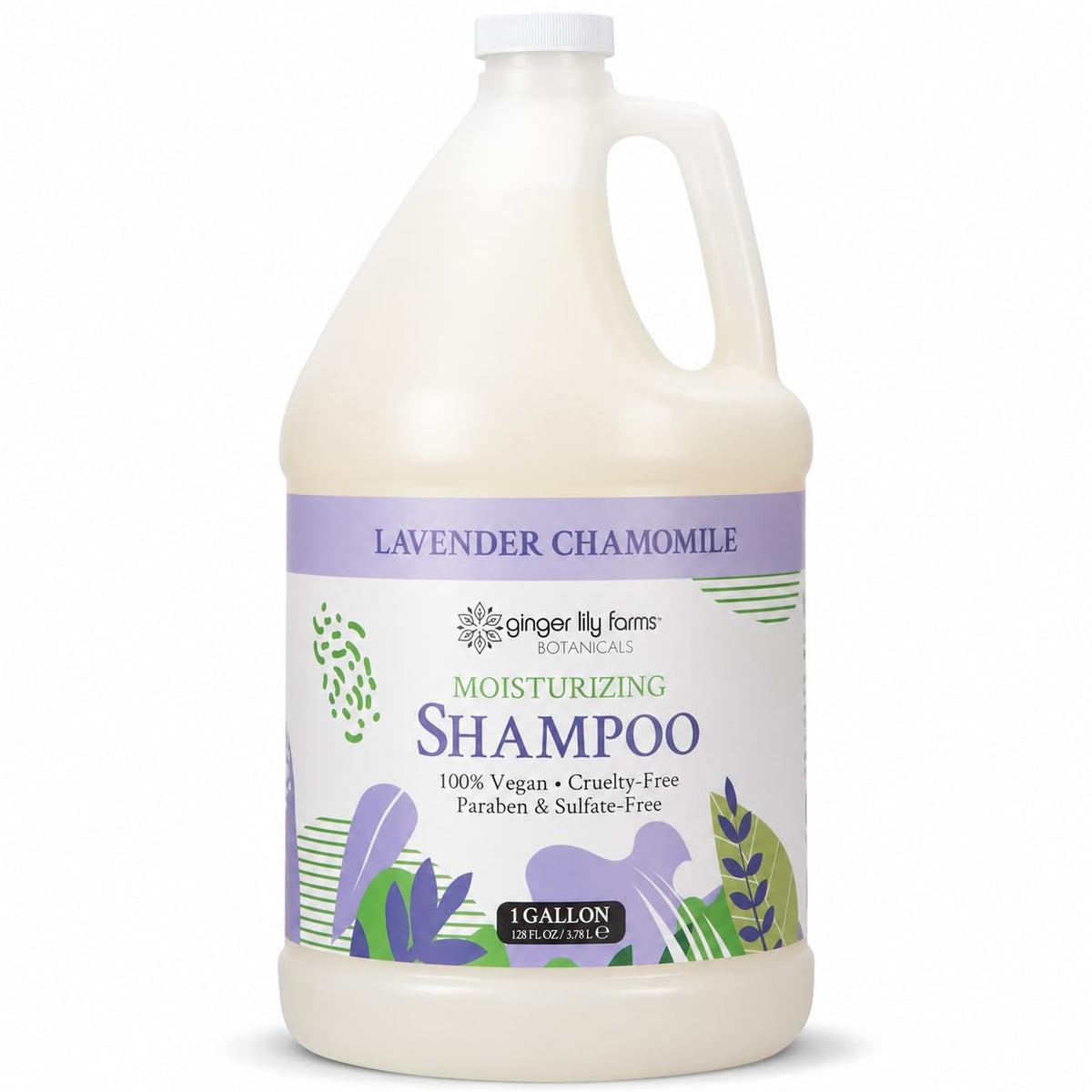 Ginger Lily Farms Lavender Chamomile Shampoo 128oz front view