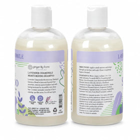 Ginger Lily Farms Lavender Chamomile Shampoo 12oz back view