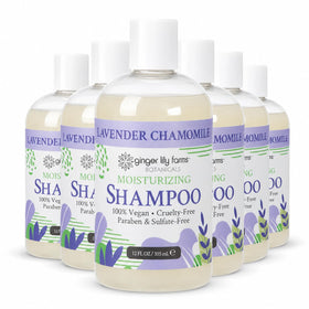 Ginger Lily Farms Lavender Chamomile Shampoo 12oz bottle front view