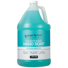 Ginger Lily Farms Ocean Breeze Hand Soap 128oz front view