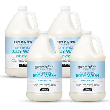 Ginger Lily Farms Rain Water Body Wash 128oz front view