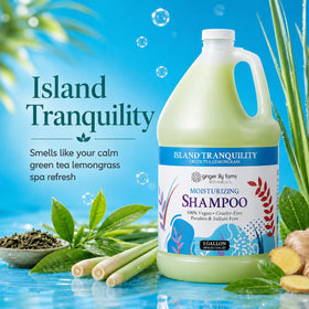 Ginger Lily Farms Shampoo label close-up